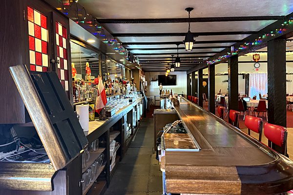 Full length view of the main bar